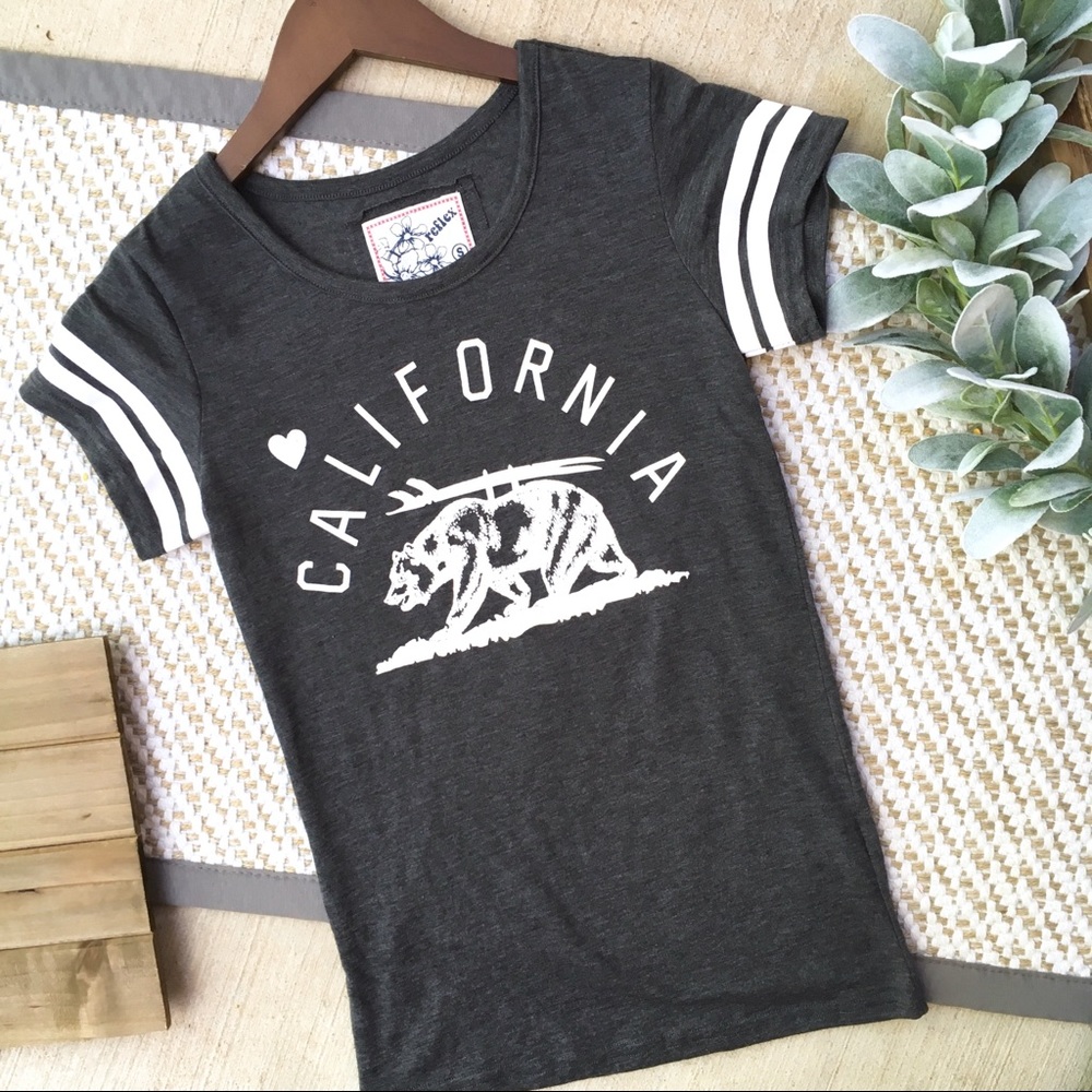 Reflex Heather Grey Short Sleeve California Tee